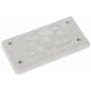 Trelleborg MH-10 F 12-1 LIGHT GREY UL94 V-0 IP65 | TPE | Screw Průchodková deska TPE šedá 1 ks