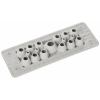 Trelleborg MH-24 F 17-3 LIGHT GREY UL94 V-0 IP65 | TPE | Screw Průchodková deska TPE šedá 1 ks