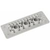 Trelleborg MH-24 F 22-1 LIGHT GREY UL94 V-0 IP65 | TPE | Screw TPE, šedá, 1 ks