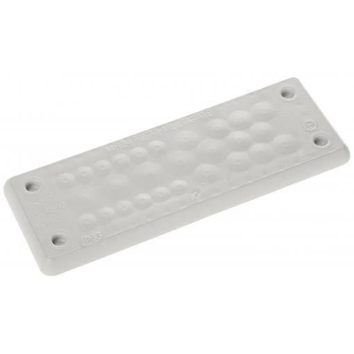 Trelleborg MH-24 F27-1 LIGHT GREY UL94 V-0 IP65 | TPE | Screw TPE, šedá, 1 ks