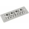 Trelleborg MH-24 F 19-1 LIGHT GREY UL94 V-0 IP65 | TPE | Screw TPE, šedá, 1 ks