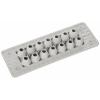 Trelleborg MH-24 F 20-1 LIGHT GREY UL94 V-0 IP65 | TPE | Screw TPE, šedá, 1 ks