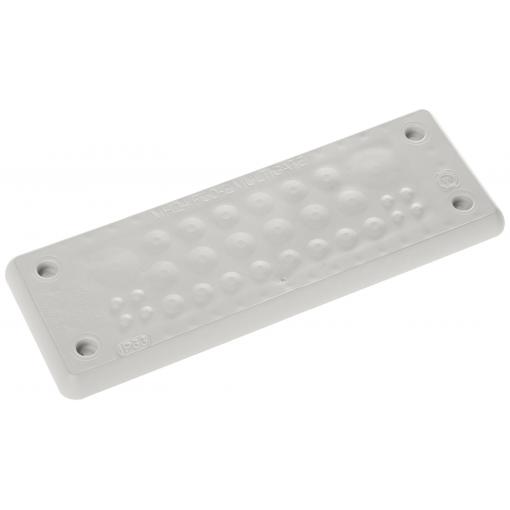 Trelleborg MH-24 F 30-2 LIGHT GREY UL94 V-0 IP65 | TPE | Screw TPE, šedá, 1 ks