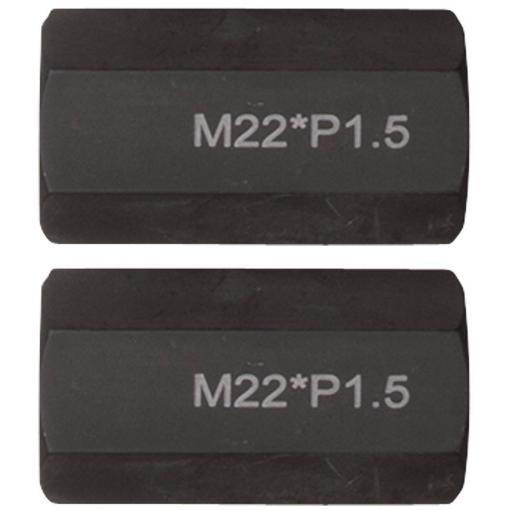 Sada závitníků M22x1,5 x 65mm, 2dílná KS Tools 460.1776
