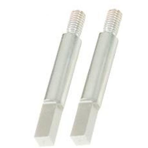 Adaptér pro 4 zástrčky, 6 mm, sada 2 ks, chromovaný KS Tools 450.0185
