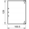 OBO Bettermann 6026281 kabelová lišta držák kabelů (d x š x v) 2000 x 130 x 100 mm 4 ks šedá
