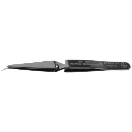 BERNSTEIN Tools for Electronics 5-858-13 ESD Pinzeta, 31c, plochá, zahnutá, 125 mm