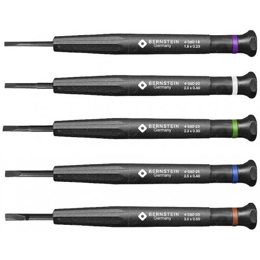 BERNSTEIN Tools for Electronics 4-380-G sada šroubováků, 4-380-G