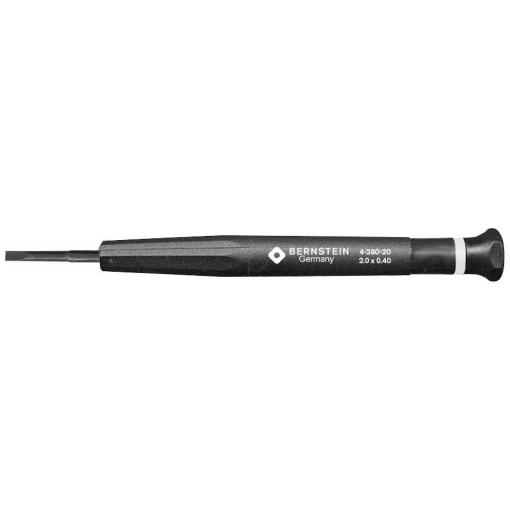 BERNSTEIN Tools for Electronics 4-380-20 šroubovák pro šrouby Microstix Šířka čepele: 2.0 mm Délka dříku: 17 mm