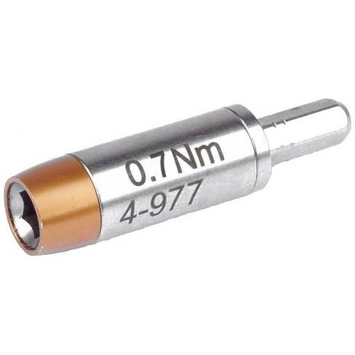 BERNSTEIN Tools for Electronics 4-977, momentový adaptér, šestiúhelník, 0.7 Nm (max)