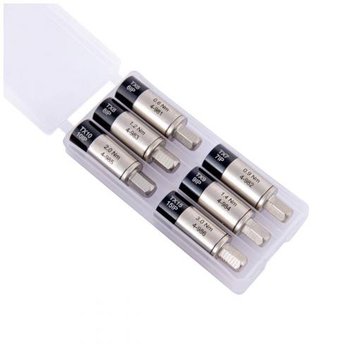 BERNSTEIN Tools for Electronics 4-980-KSB, Sada momentového adaptéru, přednastavené, 1/4 (6,3 mm), 0.6 - 3.0 Nm