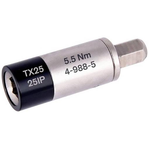 BERNSTEIN Tools for Electronics 4-988-5, momentový adaptér, přednastavené, 1/4 (6,3 mm), 5.5 Nm (max)