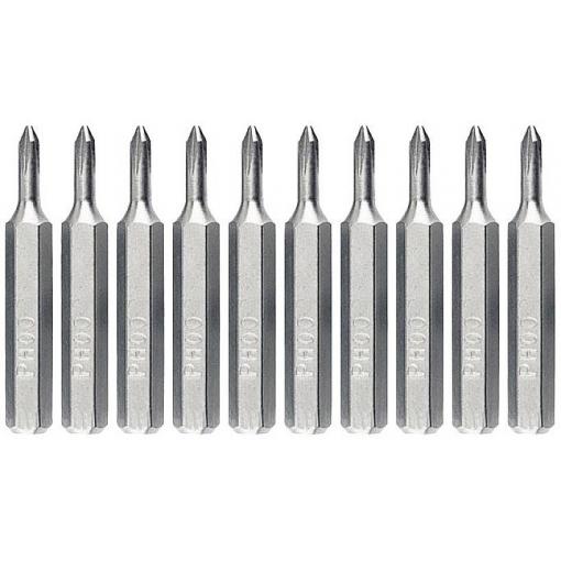 BERNSTEIN Tools for Electronics 6-340-Y00 sada bitů Kvalitní ocel otryskaný pískem , niklováno 10 ks