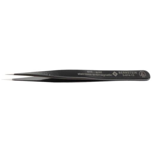 BERNSTEIN Tools for Electronics 5-874-13 ESD Pinzeta, 3, špičatá, úzká, 120 mm
