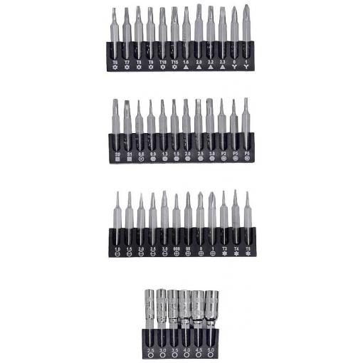 BERNSTEIN Tools for Electronics 6-340-3 sada bitů, 42dílná, 5/32 (4 mm)