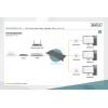 Digitus DN-91608S-SL-EA 8 portů patch panel 254 mm (10) CAT 6A 0.5 U osazený