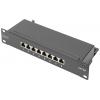 Digitus DN-91608S-EA 8 portů patch panel 254 mm (10) CAT 6A 1 U vícebarevná osazený
