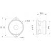 Visaton FRS 5 - 8 Ohm 2 palec 5 cm širokopásmový reproduktor 5 W 8 Ω černá