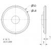 Visaton K 50 FL - 16 Ohm 2 palec 5 cm mini reproduktor 1 W 16 Ω černá Plastová membrána