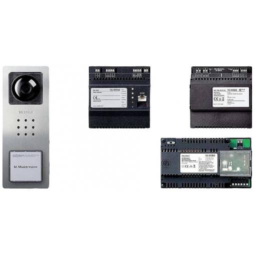 Siedle SET CVSG 850-1-01 domovní telefon stříbrná, 210009824-01