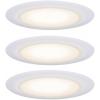 Paulmann LED vestavné koupelnové svítidlo sada 3 ks 19.5 W saténová, bílá