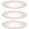 Paulmann LED vestavné koupelnové svítidlo sada 3 ks 19.5 W saténová, bílá