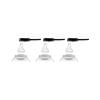 Paulmann 93467 vestavné svítidlo, LED, GU10, 19.5 W, bílá (matná), sada 3 ks