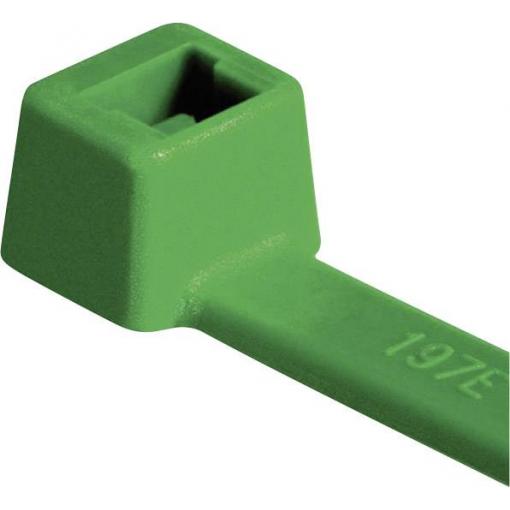 HellermannTyton 116-05415 T80L-N66-GN-C1 stahovací pásky 390 mm 4.60 mm zelená 100 ks