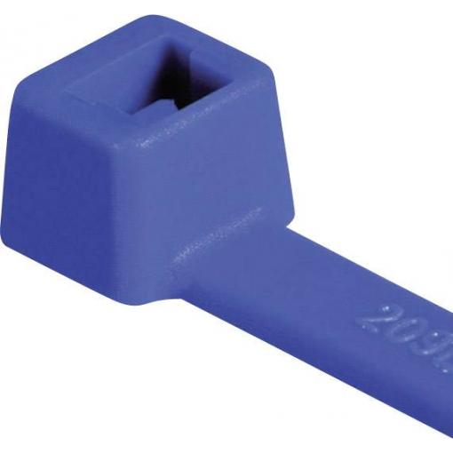 HellermannTyton 116-05416, T80L-N66-BU-C1, stahovací pásky, 4.60 mm, 390 mm, modrá, 100 ks