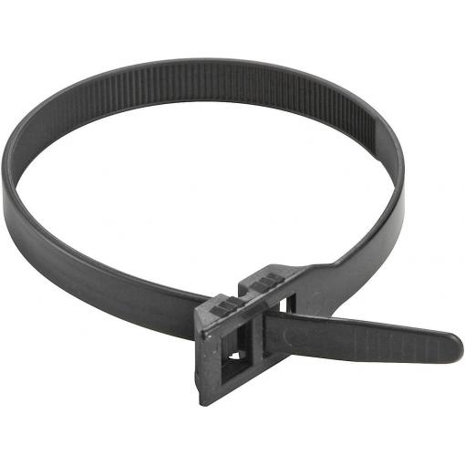PB Fastener 6503, 6503, stahovací pásky, 9 mm, 375 mm, černá, 1 ks