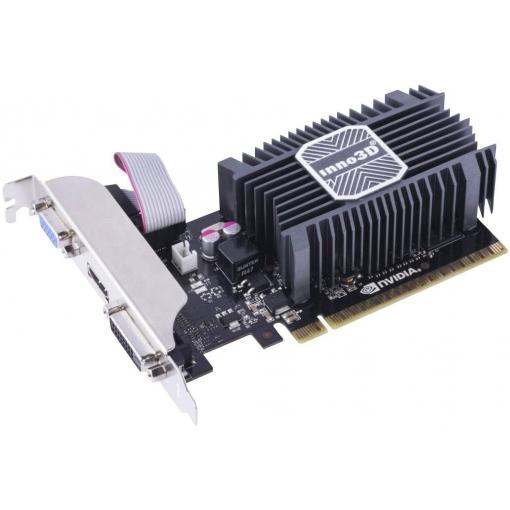 Inno 3D grafická karta Nvidia GeForce GT710 Nvidia GeForce GT710 2 GB GDDR3 RAM PCIe HDMI™, DVI, VGA pasivní chlazení