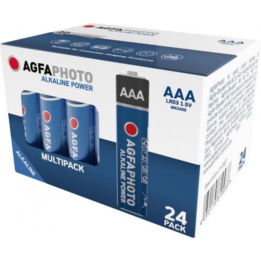 AgfaPhoto Power LR03 mikrotužková baterie AAA alkalicko-manganová 1.5 V 24 ks