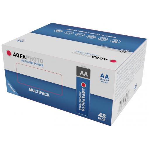 AgfaPhoto Power LR6 tužková baterie AA alkalicko-manganová, 1.5 V, 48 ks