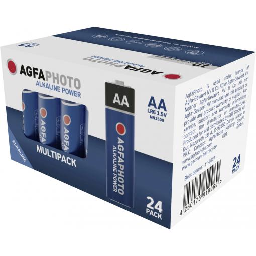 AgfaPhoto Power LR6 tužková baterie AA alkalicko-manganová, 1.5 V, 24 ks