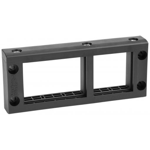 HellermannTyton VarioPlate-24_Frame-PL-BK Vstupní rám pro kabely bez halogenů plast, černá, 1 ks