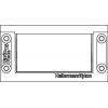 HellermannTyton VarioPlate-16_Frame-PL-BK Vstupní rám pro kabely bez halogenů plast černá 1 ks