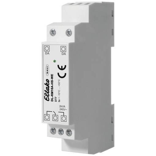 DL-RM16A-HS-WE Eltako spínač pohonu montáž na lištu Spínací výkon (max.) 2000 W