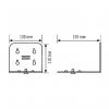 ESYLUX EN10050206 SLP-2WALLMOUNT.PLATE 1 ks
