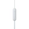 Sony WI-C100 Headset do uší (In Ear) Bluetooth® stereo bílá headset, personalizace zvuku, regulace hlasitosti, nákrčník, odolné vůči potu, odolná vůči vodě