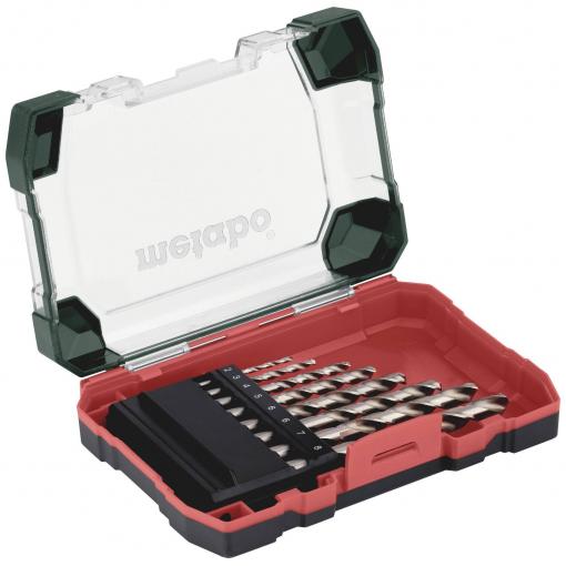 Metabo 626695000 HSS-G sada spirálových vrtáku do kovu, 8dílná, 2 mm, 3 mm, 4 mm, 5 mm, 6 mm, 7 mm, 8 mm, DIN 338, 1 sada
