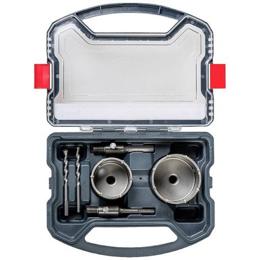 kwb 499176 sada děrovacích pil 6dílná 68 mm, 82 mm 6 ks