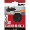 kwb 491308 brusný papír pro kotoučové brusky Zrnitost 80 (Ø) 125 mm 5 ks