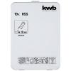 kwb 421856 HSS sada spirálových vrtáku do kovu, 19dílná, 1 mm, 1.5 mm, 2 mm, 2.5 mm, 3 mm, 3.5 mm, 4 mm, 4.5 mm, 5 mm, 5.5 mm, 6 mm, 6.5 mm, 7 mm, 7.5 mm, 8