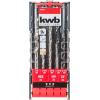 kwb 109154 HSS sada spirálového vrtáku na kámen 9dílná 5 mm, 6 mm, 8 mm, 3 mm, 4 mm, 5 mm, 3 mm, 4 mm, 5 mm válcová stopka 9 ks