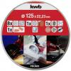 kwb 712042 sada řezných kotoučů 125 mm 10 ks nerezová ocel, kámen, ocel
