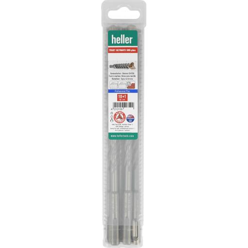 Heller Trijet SDS-Plus Hammerbohrer 29848 tvrdý kov příklepový vrták 6 mm Celková délka 210 mm SDS plus 11 ks