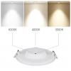 Heitronic 501377 Le Mans LED vestavné svítidlo, LED, 18 W, bílá