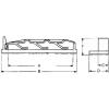 PB Fastener 332-7122-500 úchytka 332-7122-500 pro plochý kabel přírodní 1 ks