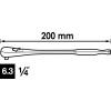Vigor V4944 V4944 ráčna 200 mm