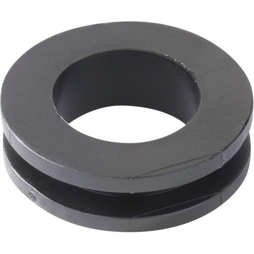 HellermannTyton HV1305-PVC-BK-D1 N/A Průměr svorky (max.) 14 mm Tloušťka montážní desky (max.) 3 mm PVC černá 1 ks